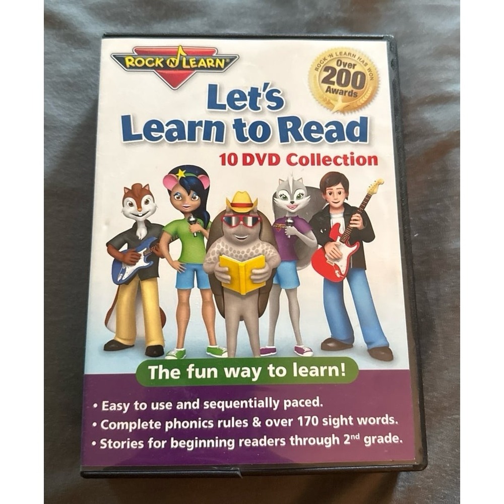 Rock N Learn Let's Learn to Read 10 DVD Collection